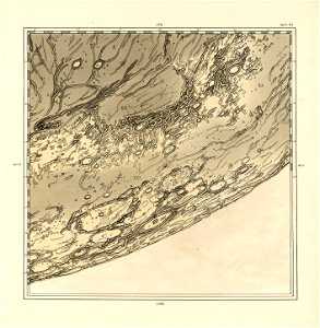 Charte der Gebirge des Mondes nach eigenen Beobachtungen in den Jahren 1840-1874 LOC 2008621701-17