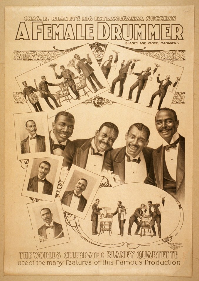 Chas. E. Blaney's big extravaganza success, A female drummer LCCN2014636312