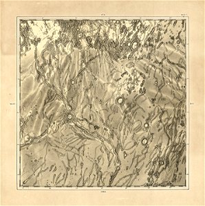 Charte der Gebirge des Mondes nach eigenen Beobachtungen in den Jahren 1840-1874 LOC 2008621701-6