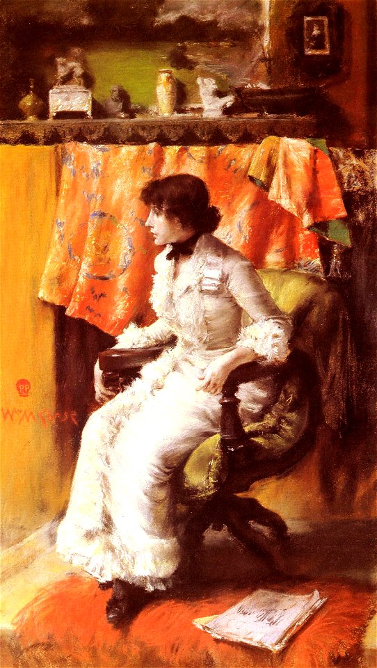 Chase William Merritt In The Studio 1884