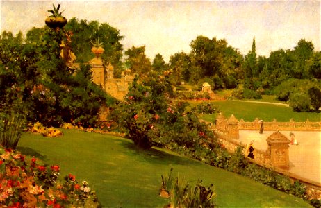 Chase William Merritt Terrace at the Mall 1890