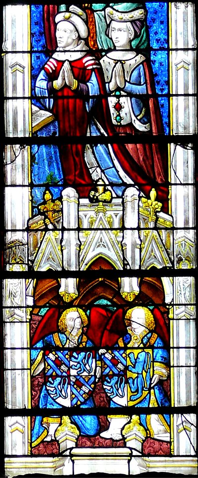Chartres-Chapelle Vendôme-Louis de Bourbon la Marche, Blanche de Roucy