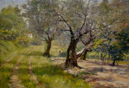 William Merritt Chase, The Olive Grove, c. 1910