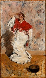 Dancing Girl by William Merritt Chase, c. 1881