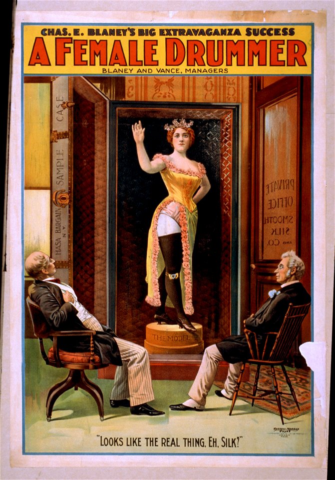 Chas. E. Blaney's big extravaganza success, A female drummer LCCN2014636313