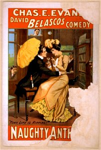 Chas. E. Evans ... David Belasco's comedy, Naughty Anthony LCCN2014636668