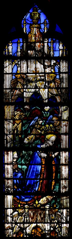 Chartres-Chapelle Vendôme-Couronnement de la Vierge