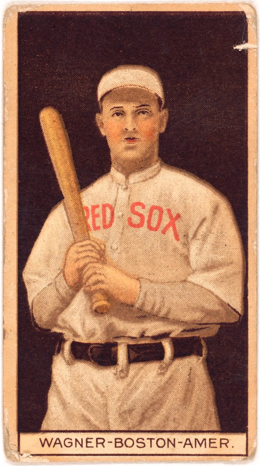 Chas. (Heinie) Wagner, Boston Red Sox, baseball card portrait LCCN2008678022