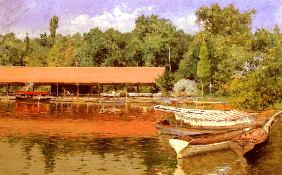 Chase William Merritt Boat House, Prospect Park 1887