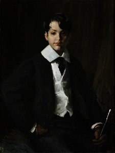 Portrait of Roland Dana Chase, age 13 by William Merritt Chase