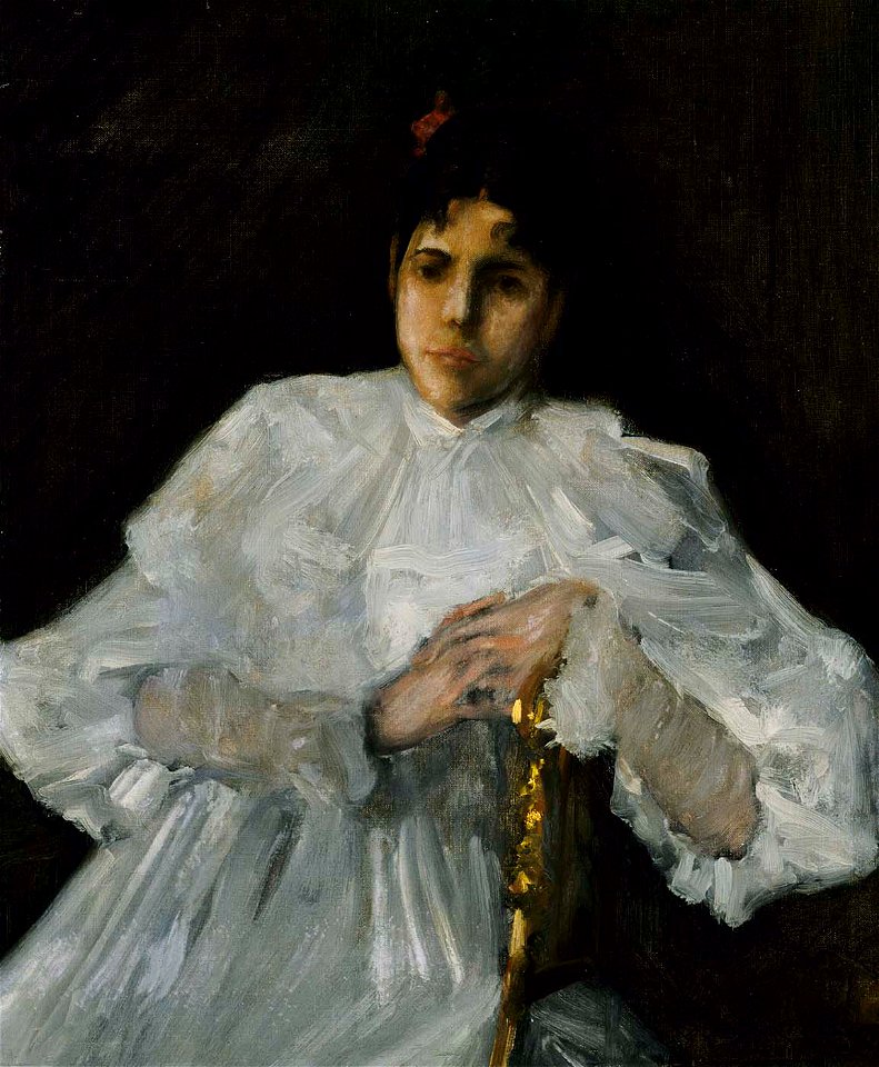 William Merritt Chase - Girl in White - 1969.147 - Smithsonian American Art Museum