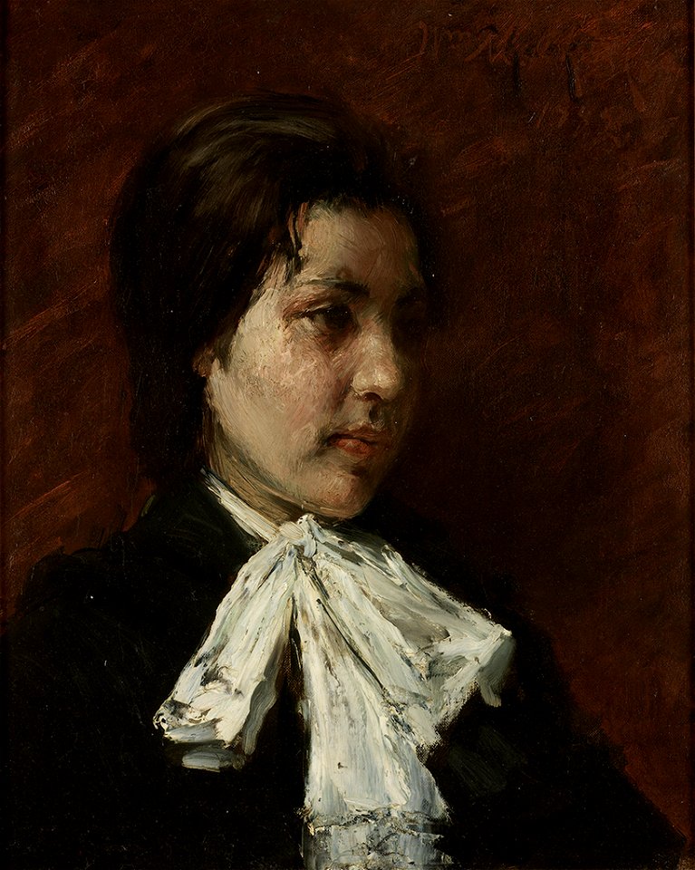 William Merritt Chase - Portrait Head - 13.918 - Rhode Island School of Design Museum