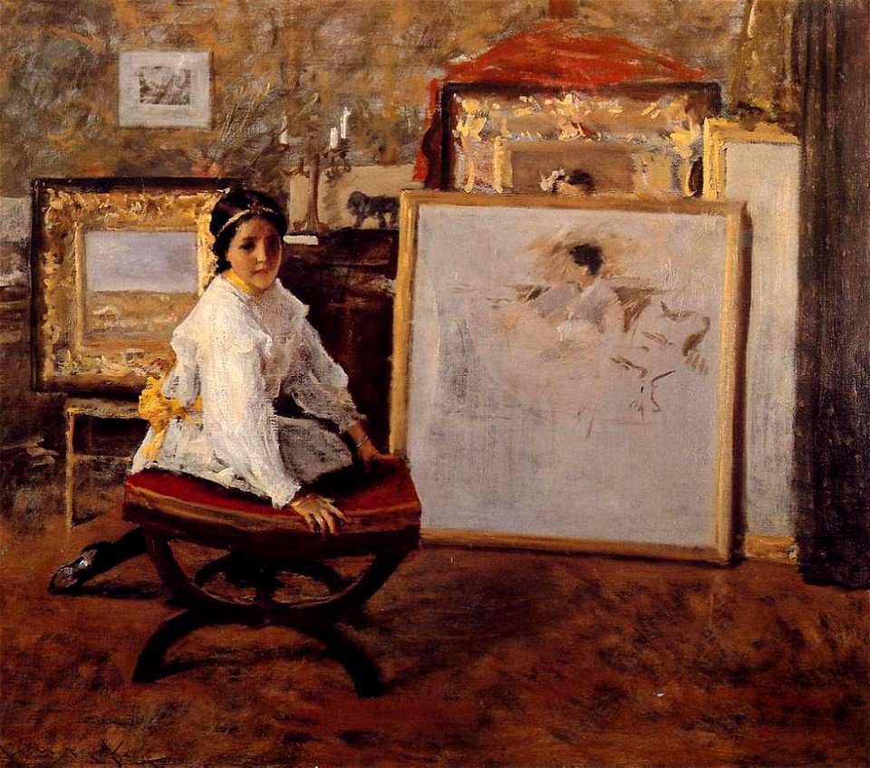 Chase William Merritt Did You Speak To Me 1897