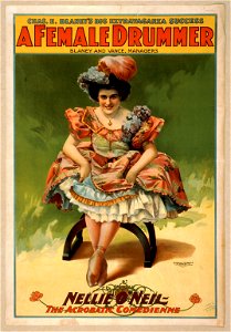 Chas. E. Blaney's big extravaganza success, A female drummer LCCN2014636448