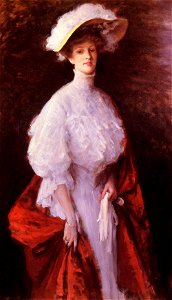Chase William Merritt Portrait of Miss Frances 1905