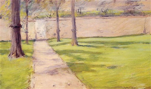 Chase William Merritt The Garden Wall