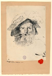 Drawing, Head of a Bearded Man, 1872–78 (CH 18204839)