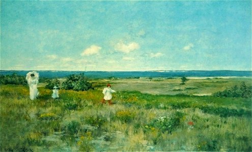 William Merritt Chase - Near the beach, Shinnecock