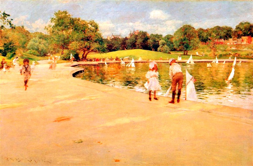 Chase William Merritt Lilliputian Boat-Lake 1890