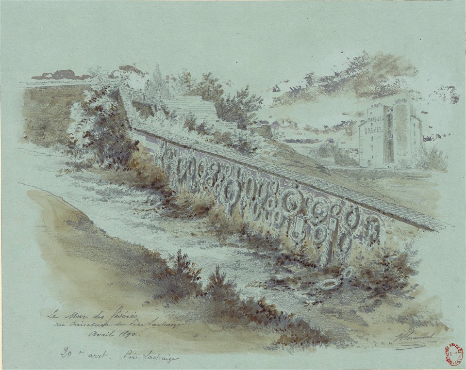 Chauvet - Père-Lachaise - mur des fédérés 01 (cropped)