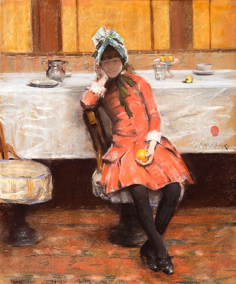'Young Girl on an Ocean Steamer' by William Merritt Chase