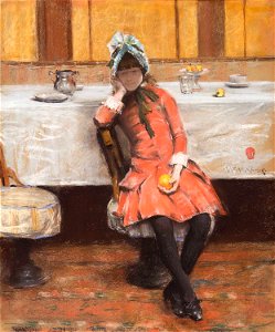 'Young Girl on an Ocean Steamer' by William Merritt Chase