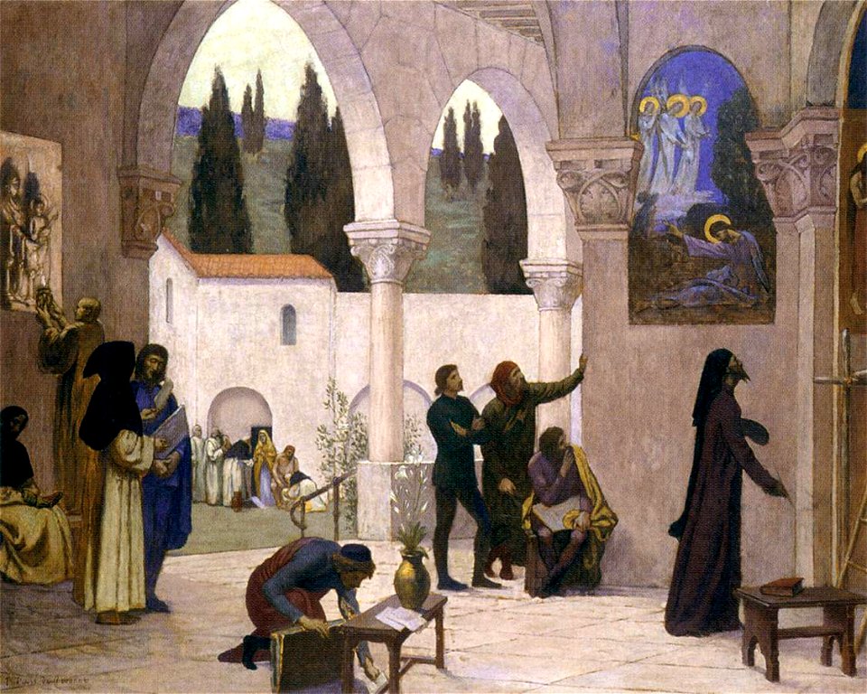 Pierre Puvis de Chavannes - Christian Inspiration - WGA18534