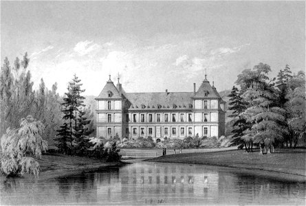 Chateau d'Ancy-le-Franc - Gartenfassade - Petit 1845