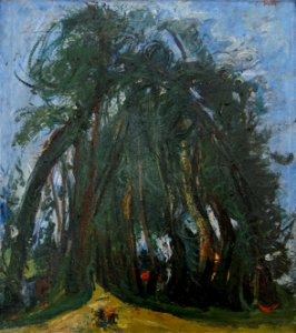 Chaïm Soutine - L'Allée d'arbres