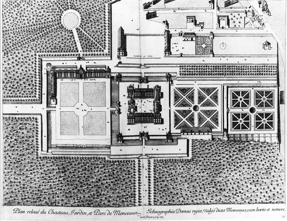 Chateau de Montceaux Plan