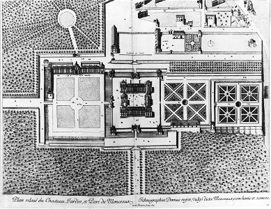 Chateau de Montceaux Plan
