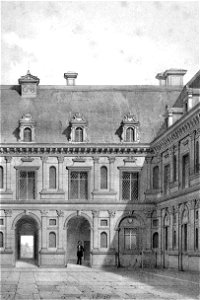 Chateau d'Ancy-le-Franc - Innenhof - Petit 1845