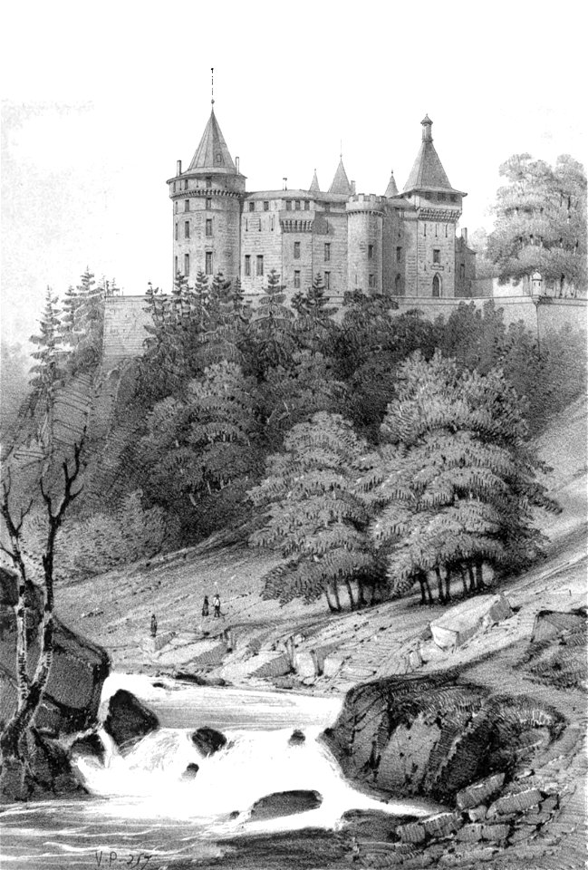 Chateau de Chastellux - Petit 1845