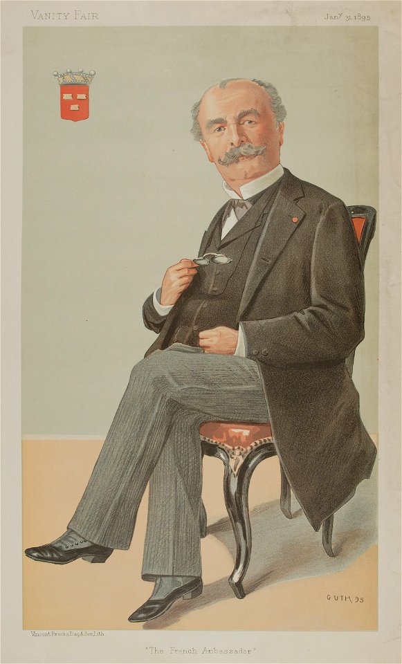 Baron Chaudron de Courcel Vanity Fair 31 January 1895