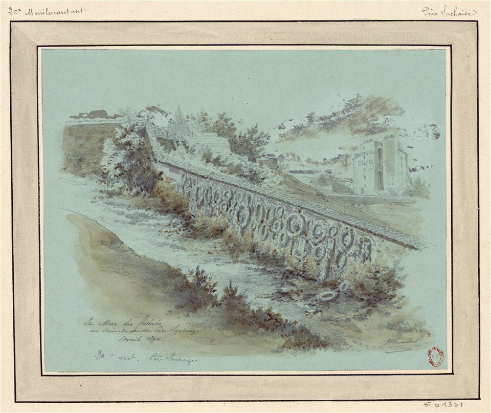 Chauvet - Père-Lachaise - mur des fédérés 01