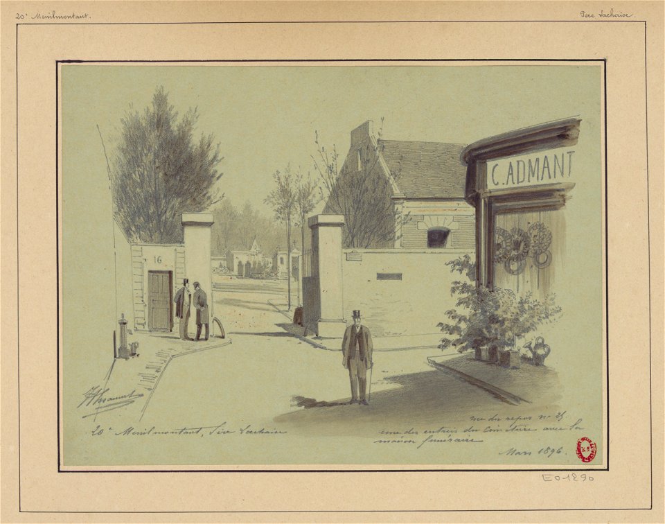 Chauvet - Père-Lachaise - Porte du Repos 02