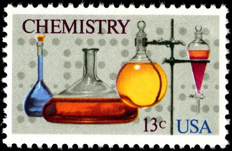 Chemistry 13c 1976 issue U.S. stamp
