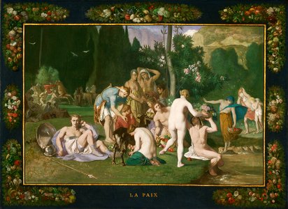 Pierre Puvis de Chavannes, French - Peace - Google Art Project. Free illustration for personal and commercial use.