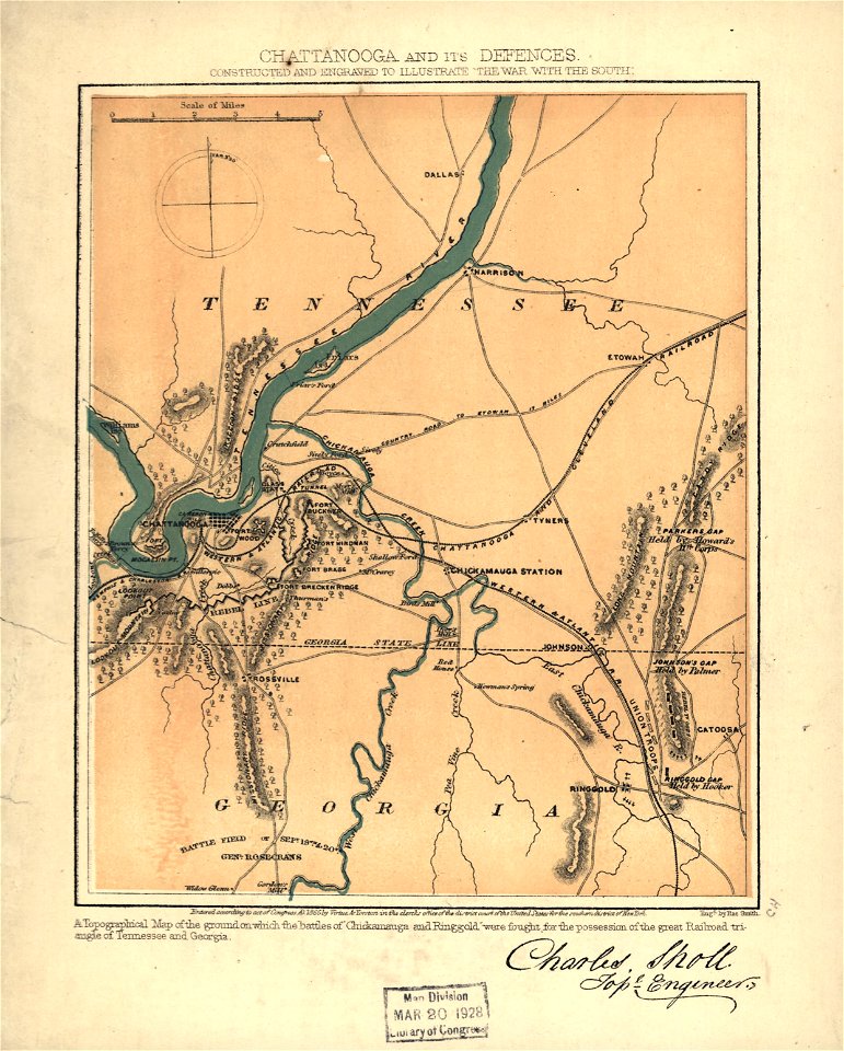 Chattanooga and its defences, LOC 99448360