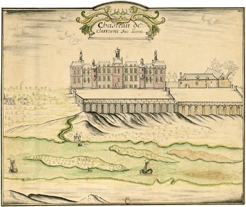 Chateau de Clermont Le Cellier Dessin