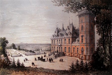 Chateau de Nades vers 1870