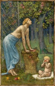 Pierre Cecile Puvis De Chavannes - Recolte des Pommes - 1929.6.87 - Smithsonian American Art Museum