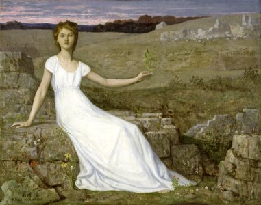 Pierre Puvis de Chavannes - Hope - Walters 37156