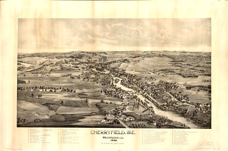 Cherryfield, Me., Washington Co., 1896. LOC 2007626386