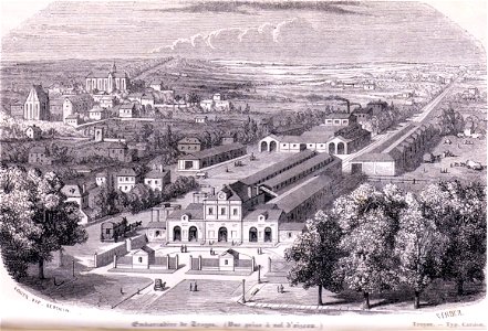 Chemin de fer Montereau-Troyes - gare de Troyes