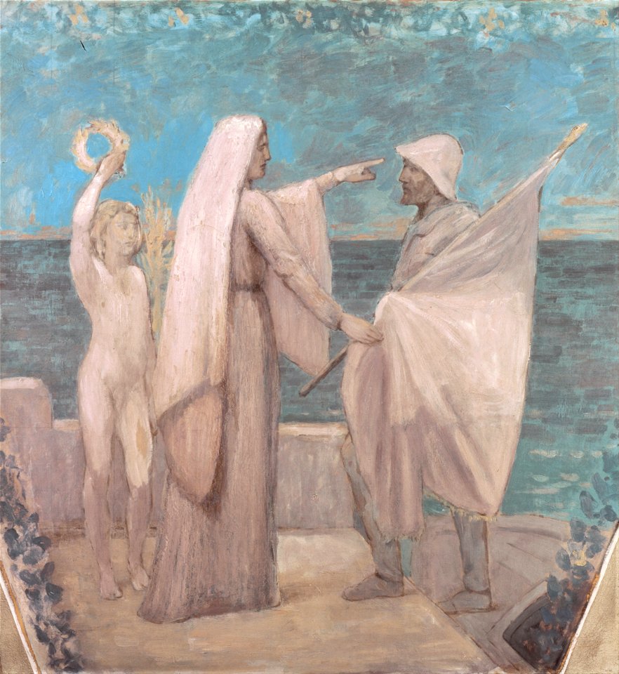 Pierre Puvis de Chavannes - Study for Patriotism - Google Art Project