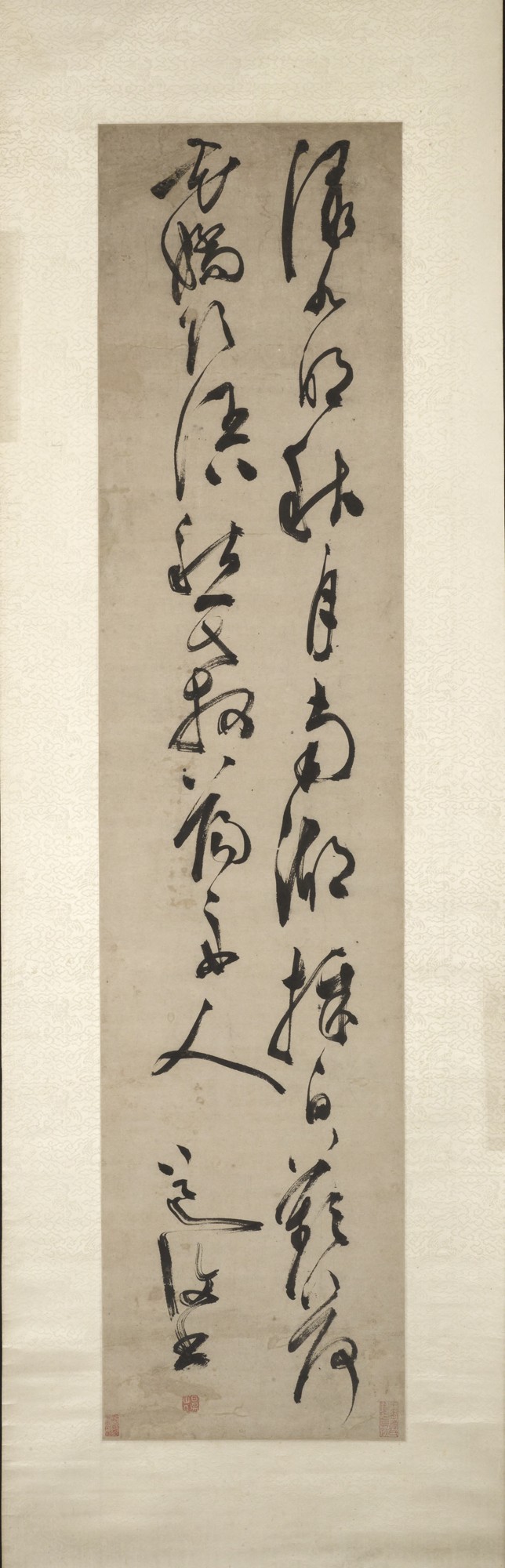 Chen Chun 陳淳 (Chen Daofu 陳道復) - Lotus Under the Autumn Moon - y1976-52 - Princeton University Art Museum