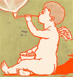 Cherub detail, A bubble by L.B. Walford LCCN2015645360 (cropped)