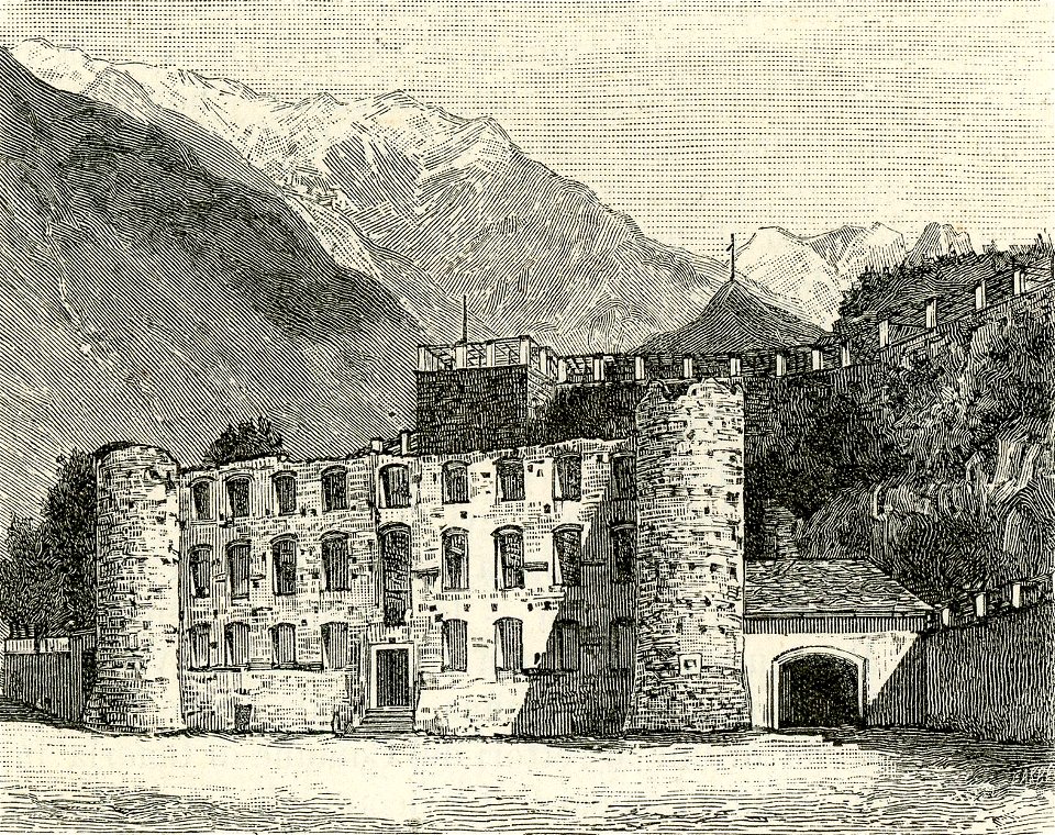 Chiavenna avanzi dell’antico castello