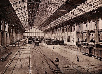 Chemin de fer dOrleans. Gare de Paris - Les Travaux Publics de la France (2)